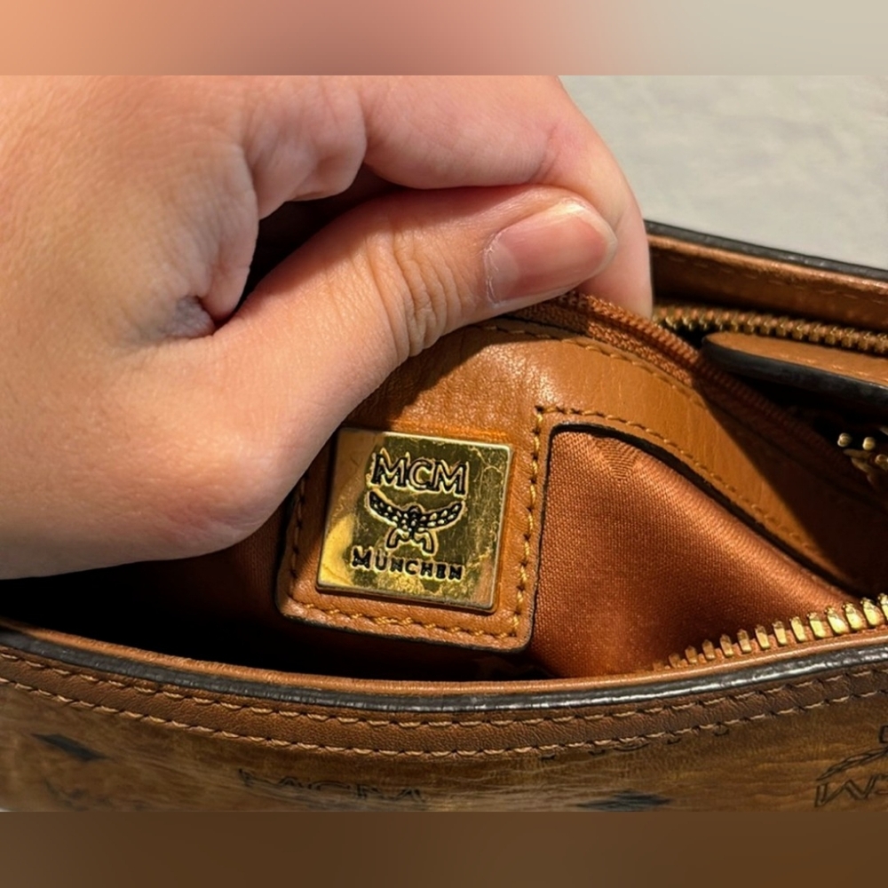SOLD SOLD SOLD SOLD MCM Mini Bag Cognac EUC - Picture 8 of 11